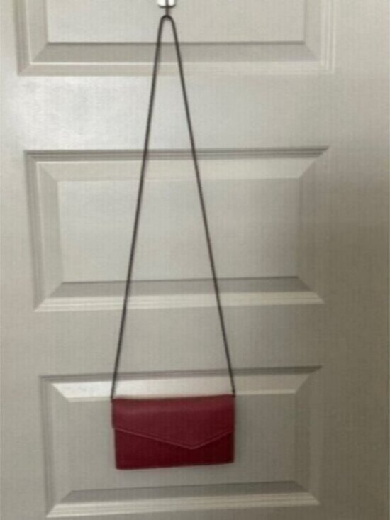 Urban Expressions Handbags - Urban Expressions Dark Pink Crossbody Clutch with Chain Strap